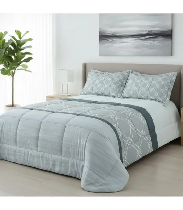 EDREDÓN ESTAMPADO REVERSIBLE MILÁN