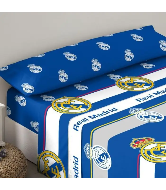 JUEGO DE SÁBANAS TÉRMICAS REAL MADRID CORALINA