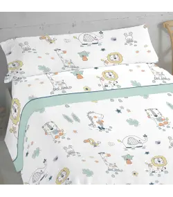 JUEGO DE SÁBANAS TÉRMICAS DE CORALINA ZOO