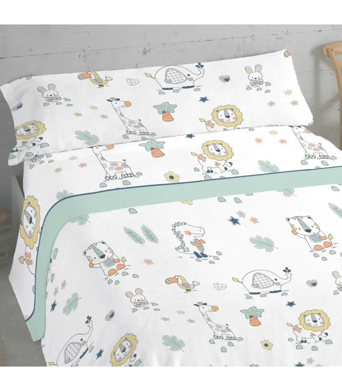 JUEGO DE SÁBANAS TÉRMICAS DE CORALINA ZOO