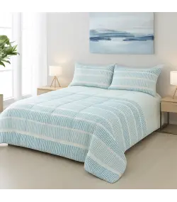 EDREDÓN ESTAMPADO REVERSIBLE NAPOLES