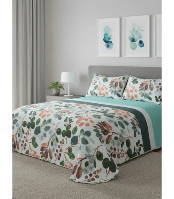 COLCHA BOUTI REVERSIBLE PRIMAVERA