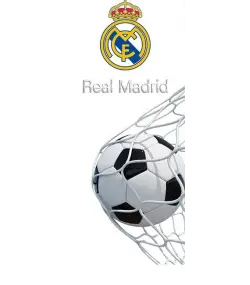 TOALLA PLAYA REAL MADRID 100% ALGODÓN 