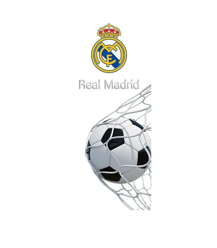 TOALLA PLAYA REAL MADRID 100% ALGODÓN 