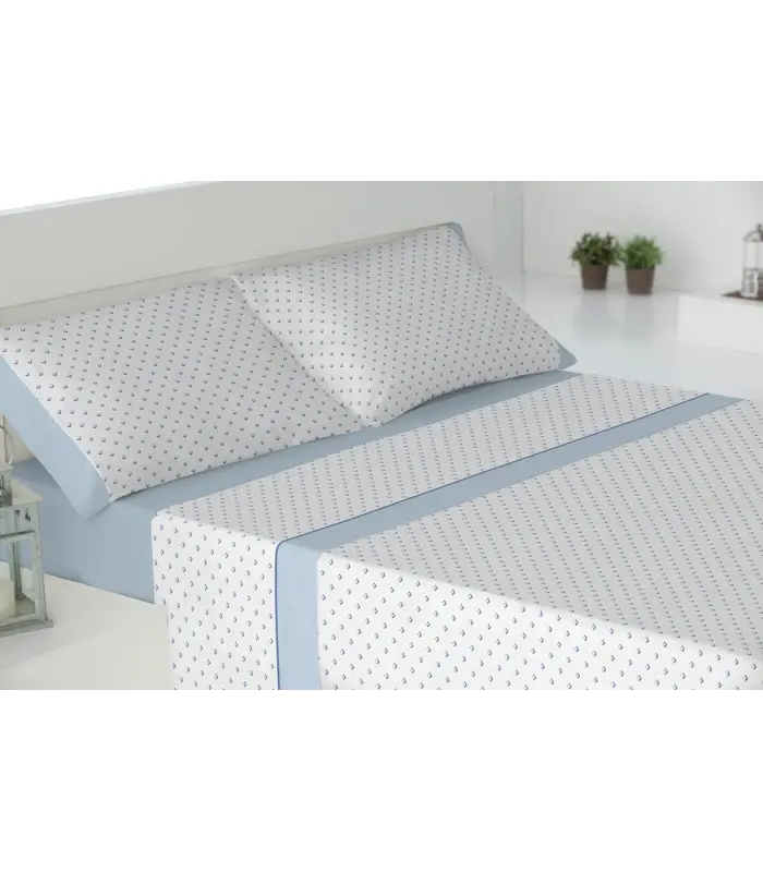 JUEGO DE SÁBANAS TÉRMICAS DIAMON FRANELA