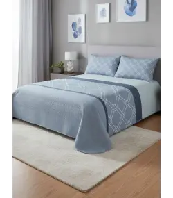 Colcha Bouti Reversible - Tejidos El Mundo - Textil de hogar