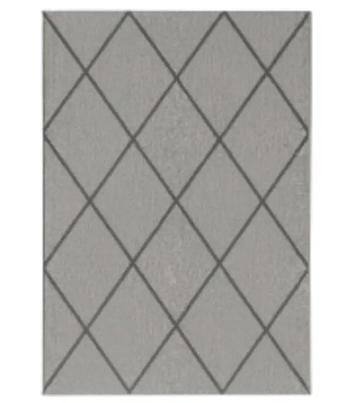 Alfombra vinilica de Tejido Trenzado de Alta Gama Lavable Antideslizante Alfombra Resistente para Salon Cocina baño Pasillo -