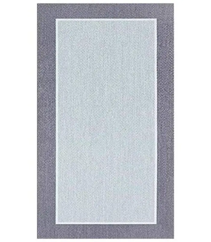 Alfombra vinilica de Tejido Trenzado de Alta Gama Lavable Antideslizante Alfombra Resistentes para Salon Cocina baño Pasillo