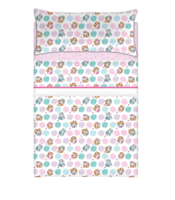 JUEGO DE SÁBANAS PATRULLA CANINA SKY