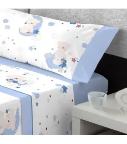 JUEGO DE SÁBANAS TEJIDOS EL MUNDO DORMILON