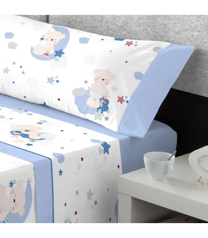 JUEGO DE SÁBANAS TEJIDOS EL MUNDO DORMILON