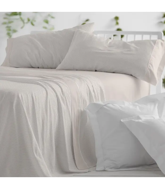 JUEGO DE SÁBANAS BURRITO BLANCO TRI-534