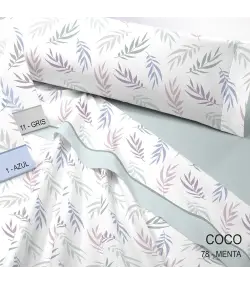 JUEGO DE SÁBANAS TÉRMICAS COCO CORALINA