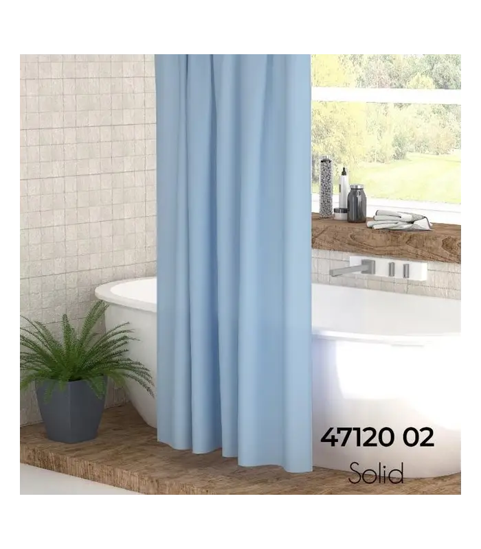 CORTINA DE BAÑO LISA 47120