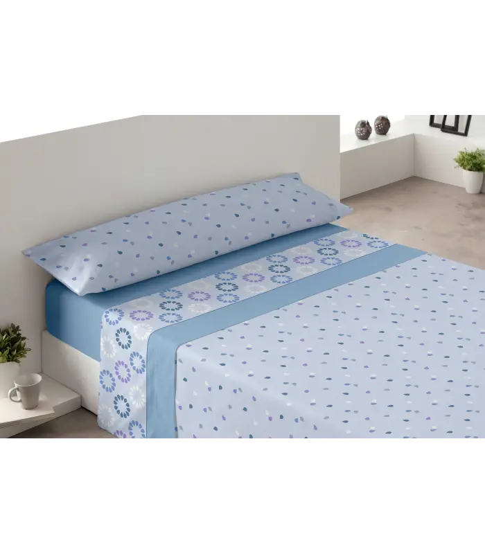 JUEGO DE SÁBANAS TÉRMICAS IRIS CORALINA