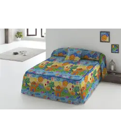 COLCHA EDREDÓN TEJIDOS EL MUNDO KRAYON