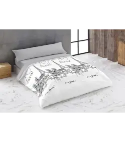 FUNDA NÓRDICA (2 PIEZAS)  LOVE