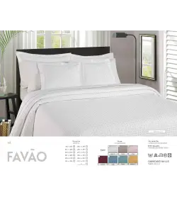 COLCHA DONATELLA FAVAO 100% ALGODÓN