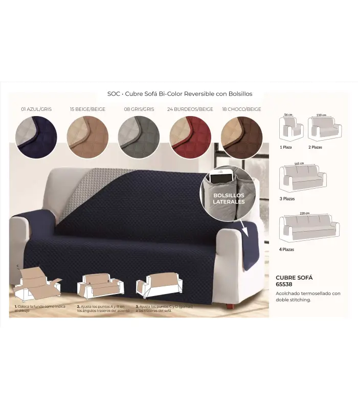 FUNDA DE SOFÁ CUBRE 65538