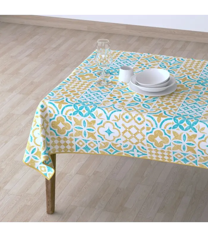 MANTEL TEJIDOS EL MUNDO MOSAICO-121525