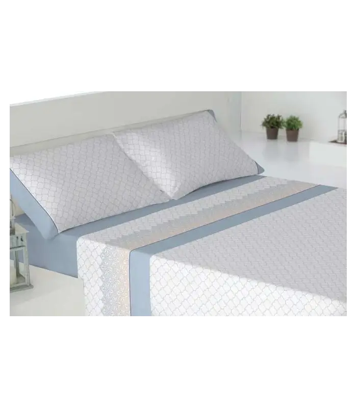 JUEGO DE SÁBANAS TEJIDOS EL MUNDO GISTOLA