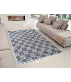 ALFOMBRA BAMBU CUADROS