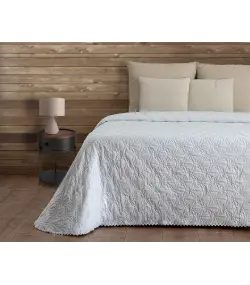 COLCHA DONATELLA 18005 PUNTILLA BLANCO