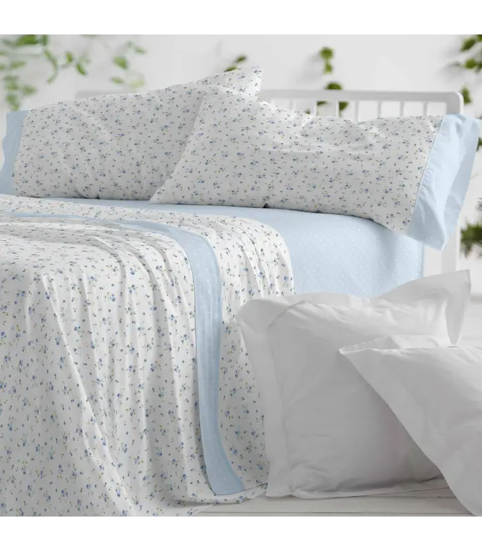 JUEGO DE SÁBANAS BURRITO BLANCO TRI-530