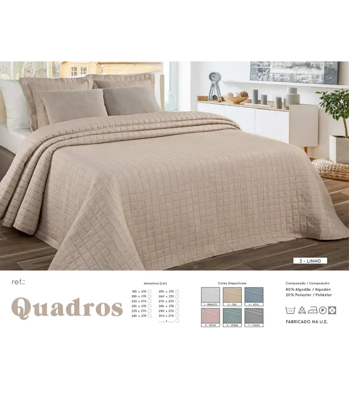 FUNDA DE COJÍN DONATELLA QUADROS