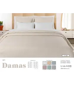 FUNDA DE COJÍN DONATELLA DAMAS-BL