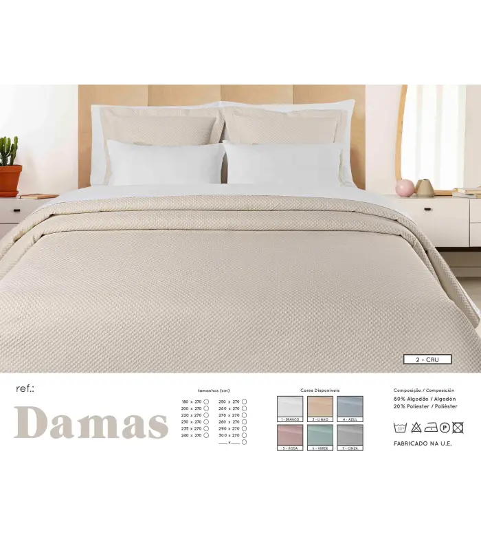 FUNDA DE COJÍN DONATELLA DAMAS-BL