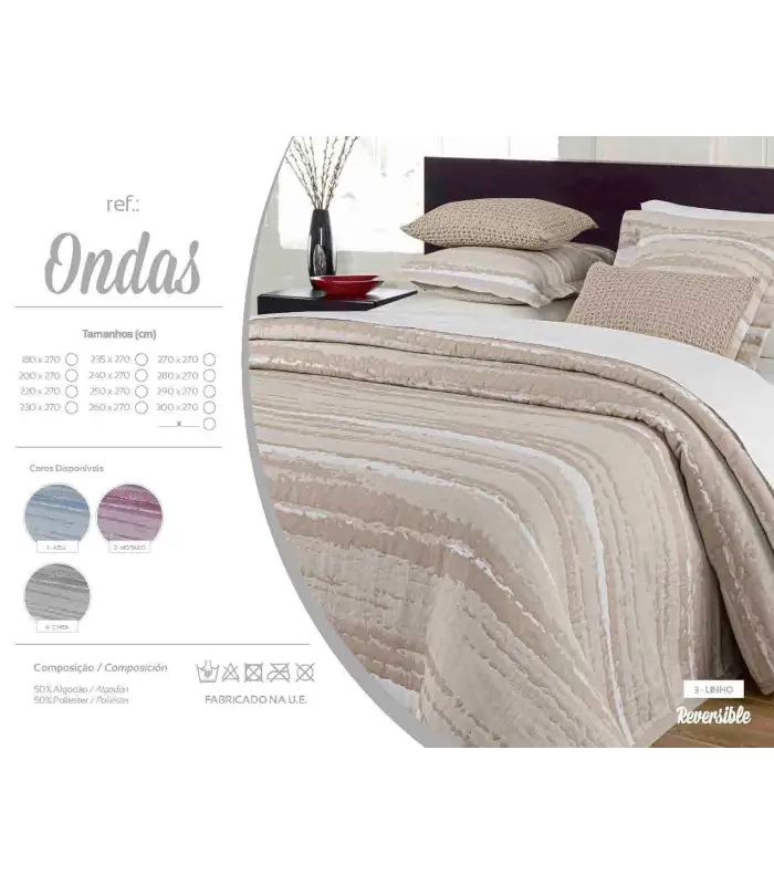 COLCHA DONATELLA ONDAS