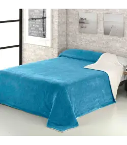 MANTA PLAID TEJIDOS EL MUNDO SHERPA