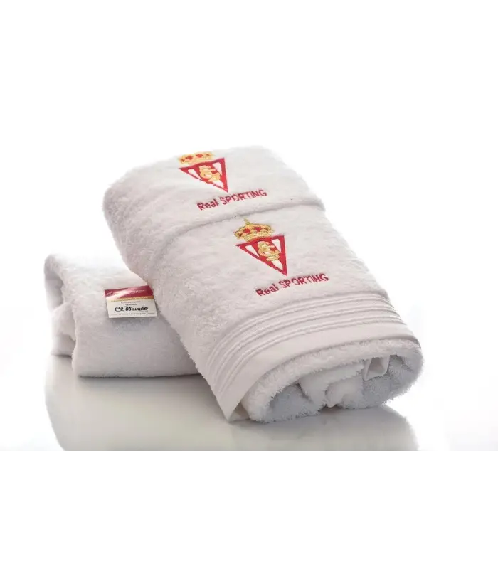 JUEGO DE TOALLAS 3 PIEZAS SPORTING DE GIJÓN