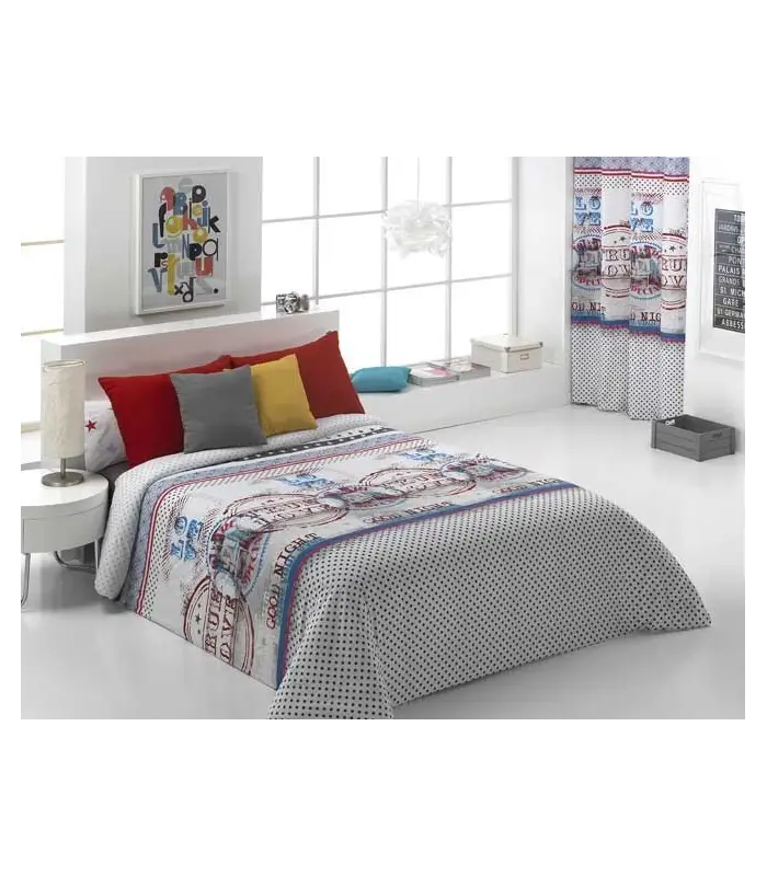 FUNDA NÓRDICA TEJIDOS EL MUNDO LOVE