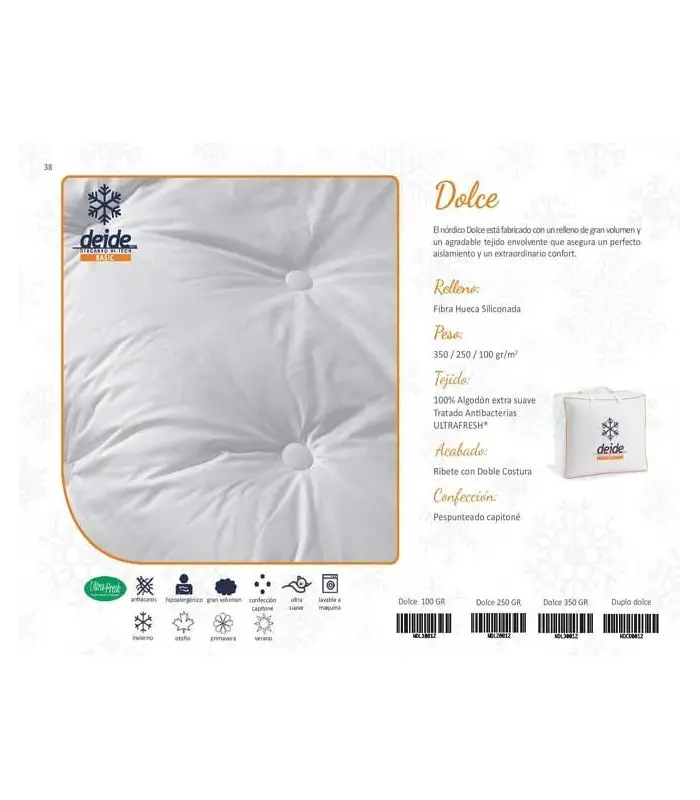 EDREDÓN NÓRDICO TEJIDOS EL MUNDO DOLCE-DUPLO