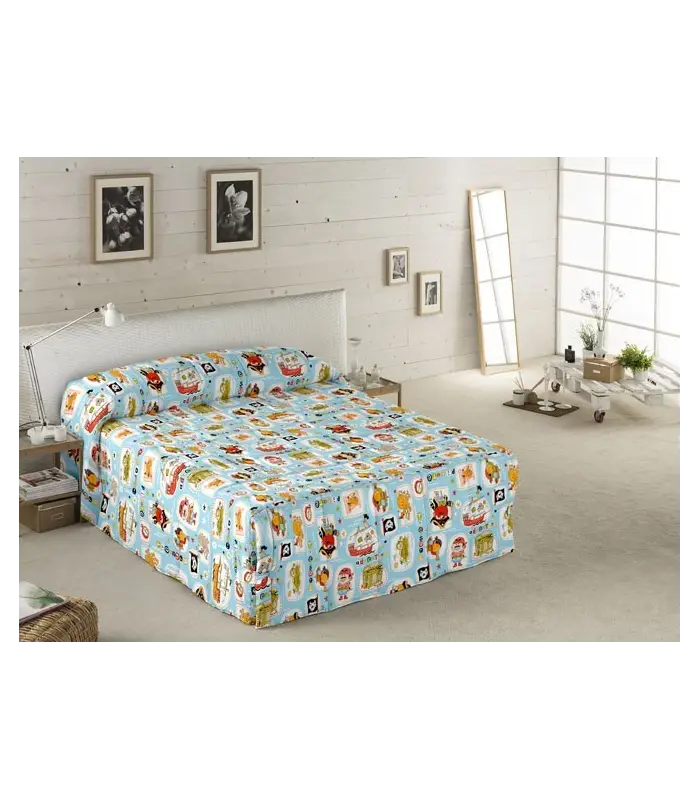 EDREDON TEJIDOS EL MUNDO PIRATA