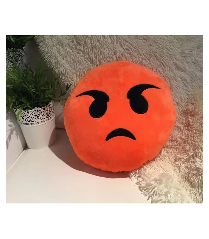 COJIN TEJIDOS EL MUNDO ENFADADO