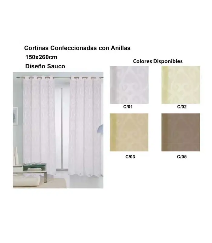 CORTINA TEJIDOS EL MUNDO SAUCO