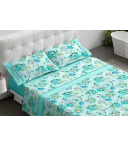 JUEGO DE SÁBANAS BURRITO BLANCO TRI-469