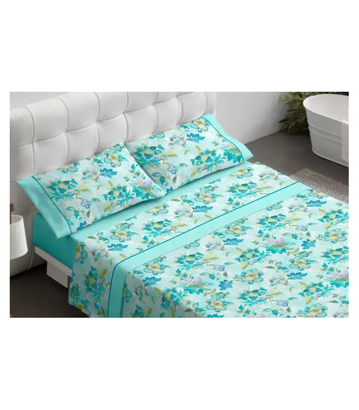 JUEGO DE SÁBANAS BURRITO BLANCO TRI-469