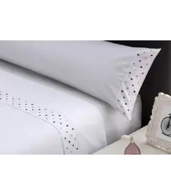 JUEGO DE SÁBANAS TEJIDOS EL MUNDO TOPOS