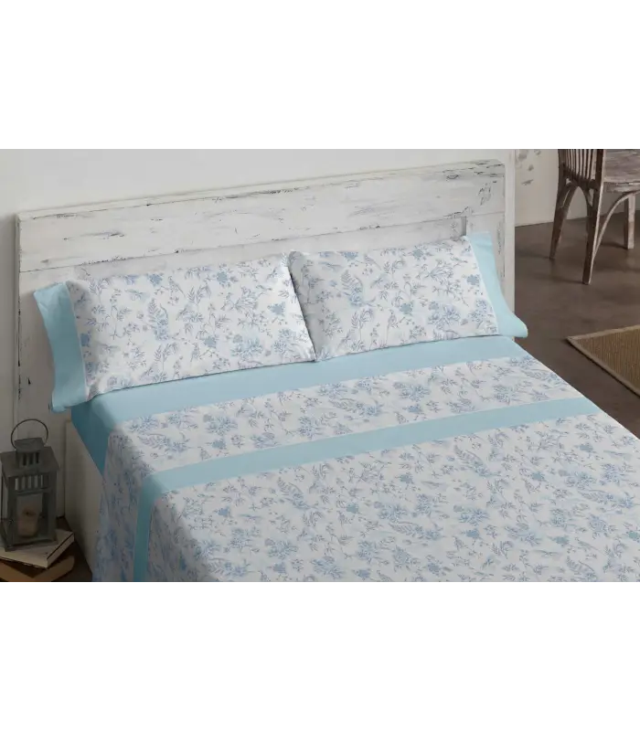 JUEGO DE SÁBANAS BURRITO BLANCO TRI-611