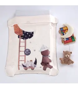 MANTA DE CUNA MORA LUMPY P92