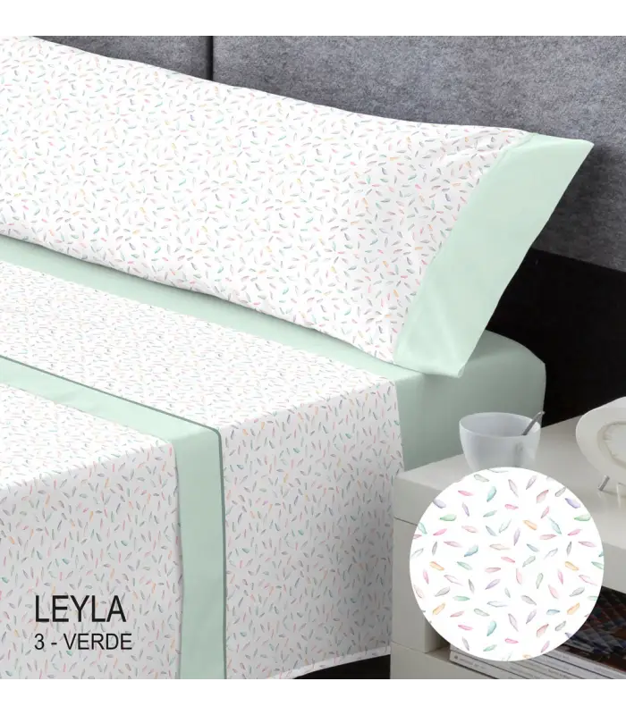 JUEGO DE SÁBANAS LEYLA