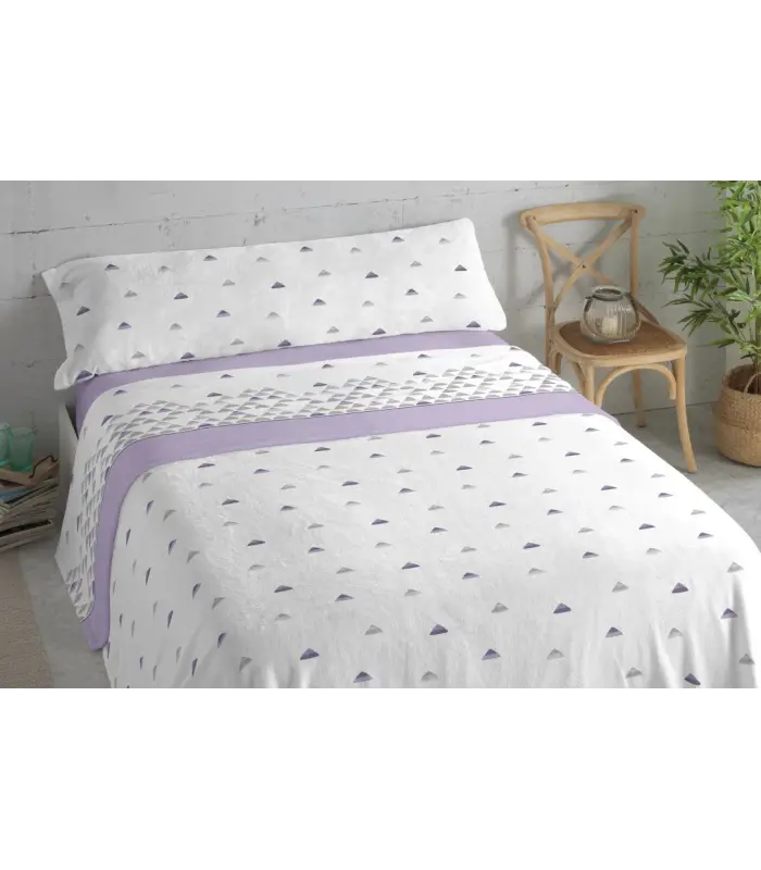 JUEGO DE SÁBANAS TÉRMICAS AQUA CORALINA