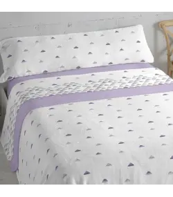 JUEGO DE SÁBANAS TÉRMICAS AQUA CORALINA