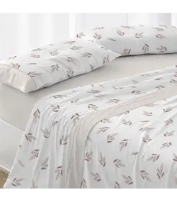 JUEGO DE SÁBANAS BURRITO BLANCO TRI-532