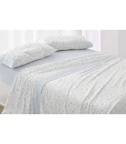 JUEGO DE SÁBANAS BURRITO BLANCO TRI-538