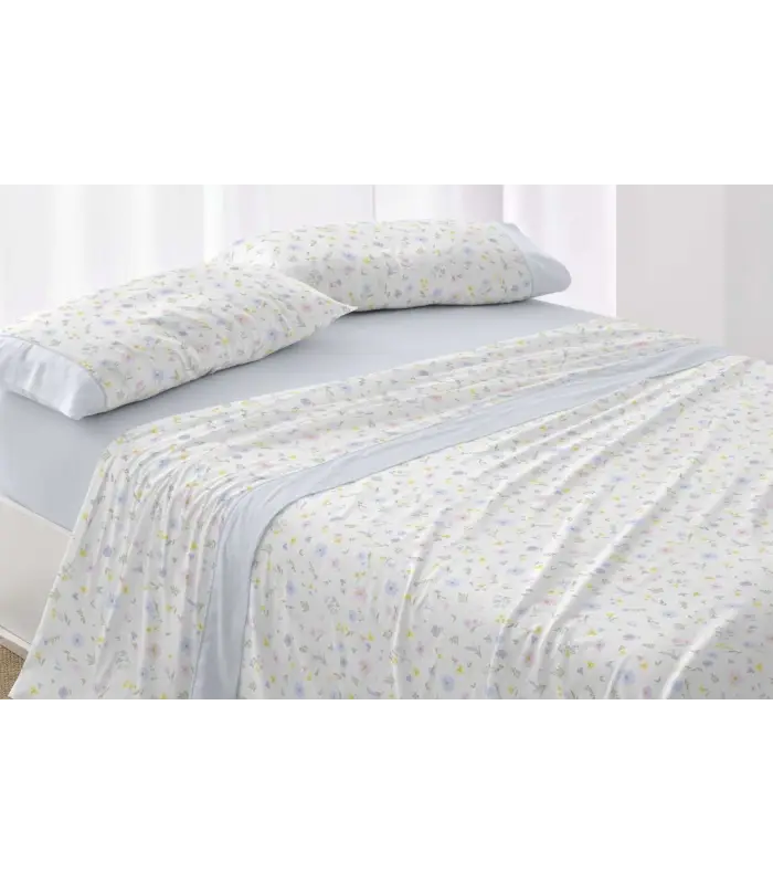 JUEGO DE SÁBANAS BURRITO BLANCO TRI-538